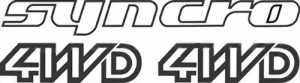 Dekorfoliensatz Syncro 4WD T3 255800004